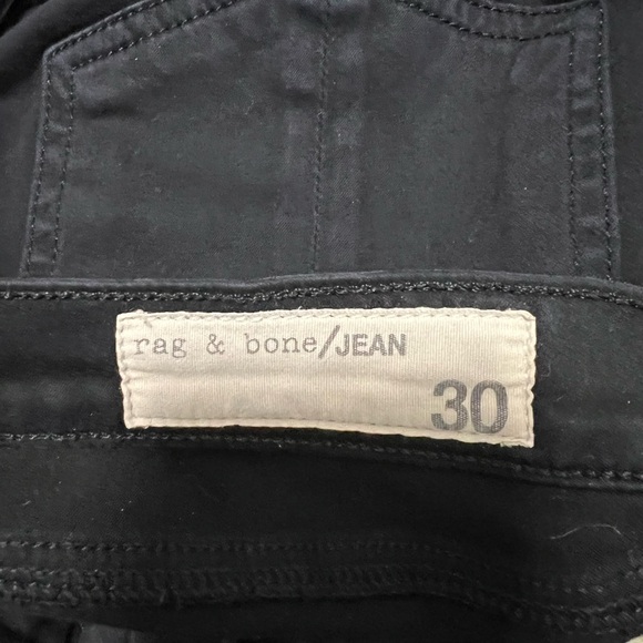 Rag & Bone women’s black jean leggings, size 30 - Picture 3 of 6